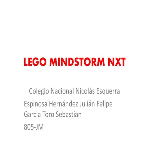 Lego mindstorm nxt