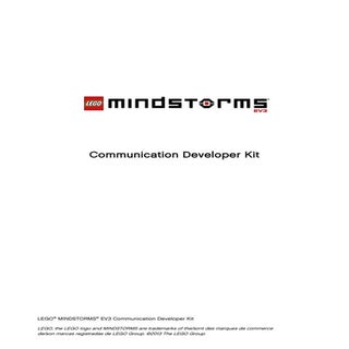 Lego mindstorms ev3 communication d...