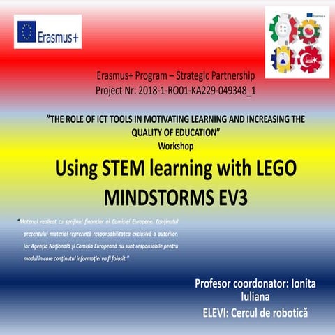Lego mindstorms ev3 - Prezentare construire robot