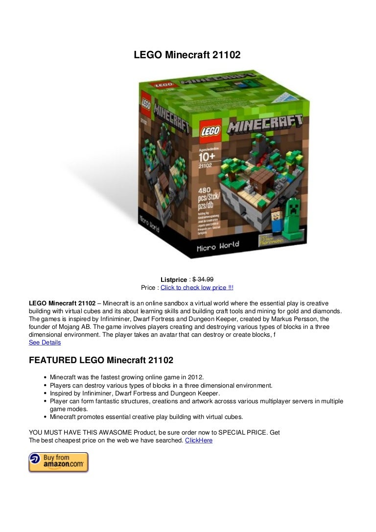lego minecraft 21102