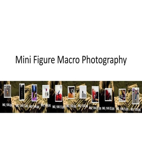 Lego Minifigure Photography
