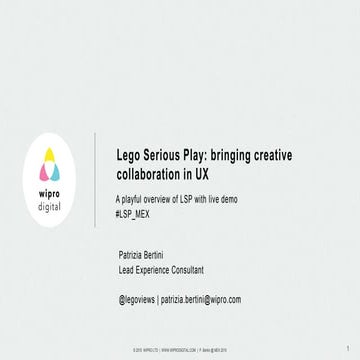Lego Serious Play - Bringing Creative Collaboration In UX