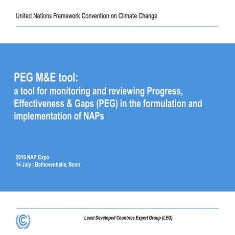 PEG M&E tool: a tool for monitoring and reviewing Progress, Effectiveness & G...