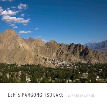 The Beauty of Leh & Pangong Tso