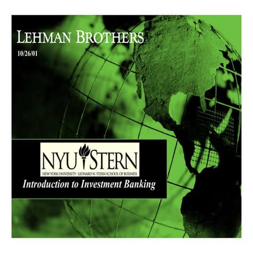 Lehman Intro Investment Banking
