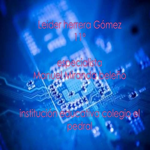 leider herrera componentes de un circuito electronico