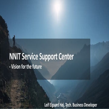 Leif Howalt NNIT Service Support Center