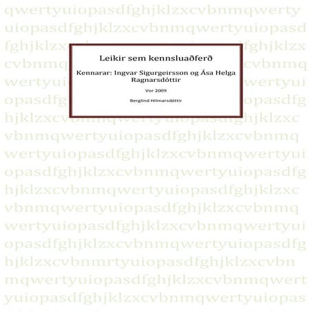 Leikir sem kennsluaðferð