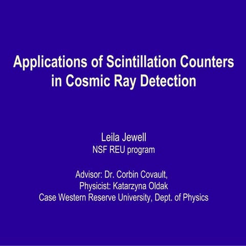 Leila Jewell Presentation