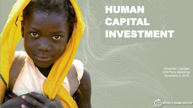 Human Capital Investment