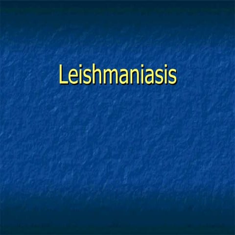 Leishmaniasis