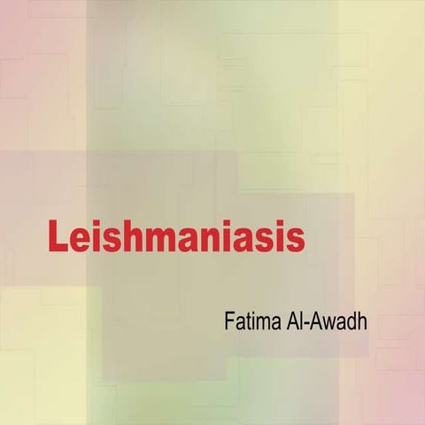 Leishmaniasis