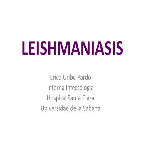Leishmaniasis