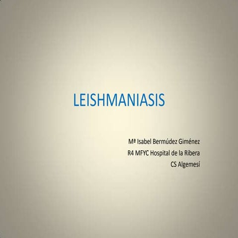 Leishmaniasis