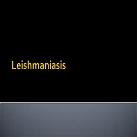 Leishmaniasis   