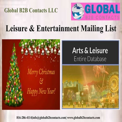 Leisure &amp; entertainment mailing list