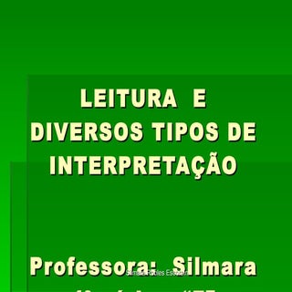 Leitura  e interpretação