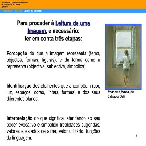 Leitura de imagem | PPT