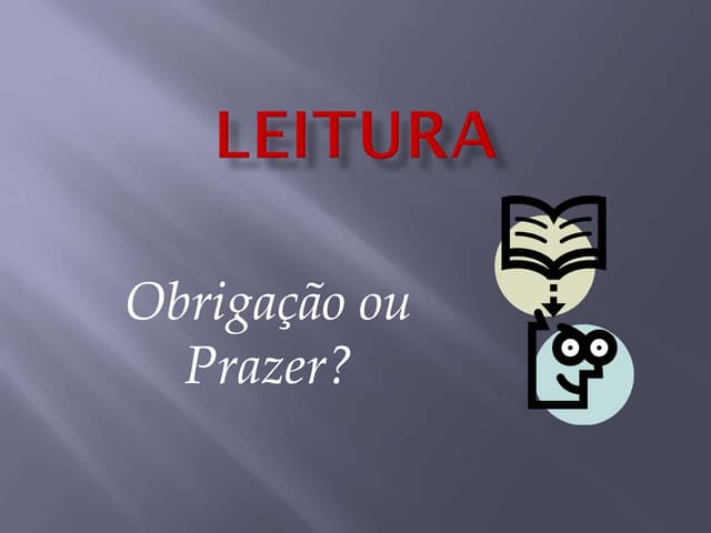Leitura na educação infantil slide ...