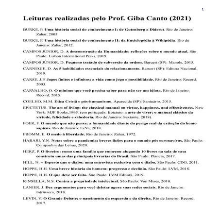 Leituras Prof Giba Canto ABR 2021