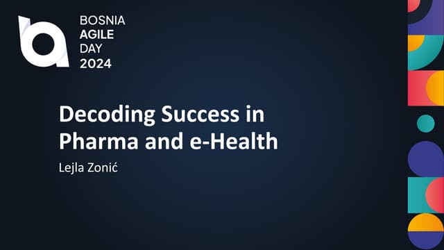 Decoding Success in Pharma and e-Health by Lejla Zonić