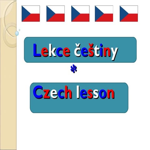 Czech lesson