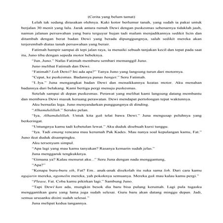 Cerita yang gak tahu arahnya kemana