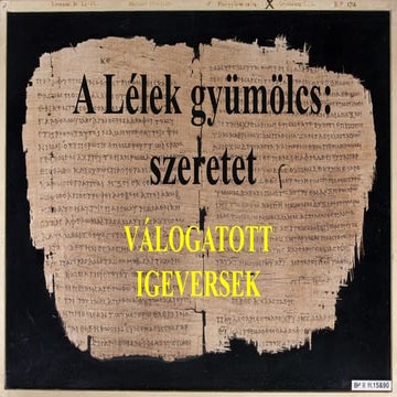 Lélek gyümölcse: a szeretet (prezentáció)