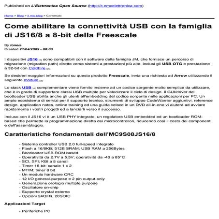 Come Abilitare La Connettività Usb Con La Famiglia Di Js16 8 A 8 Bit Della Fr...