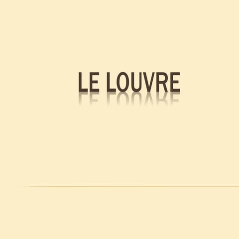 Le louvre | PDF