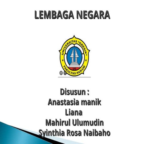 MACAM-MACAM LEMBAGA NEGARA SEBELUM DAN SESUDAH AMANDEMEN ok-1.ppt