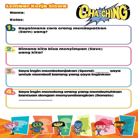 LEMBAR KERJA SISWA KURIKULUM CHA CHING SD | PDF
