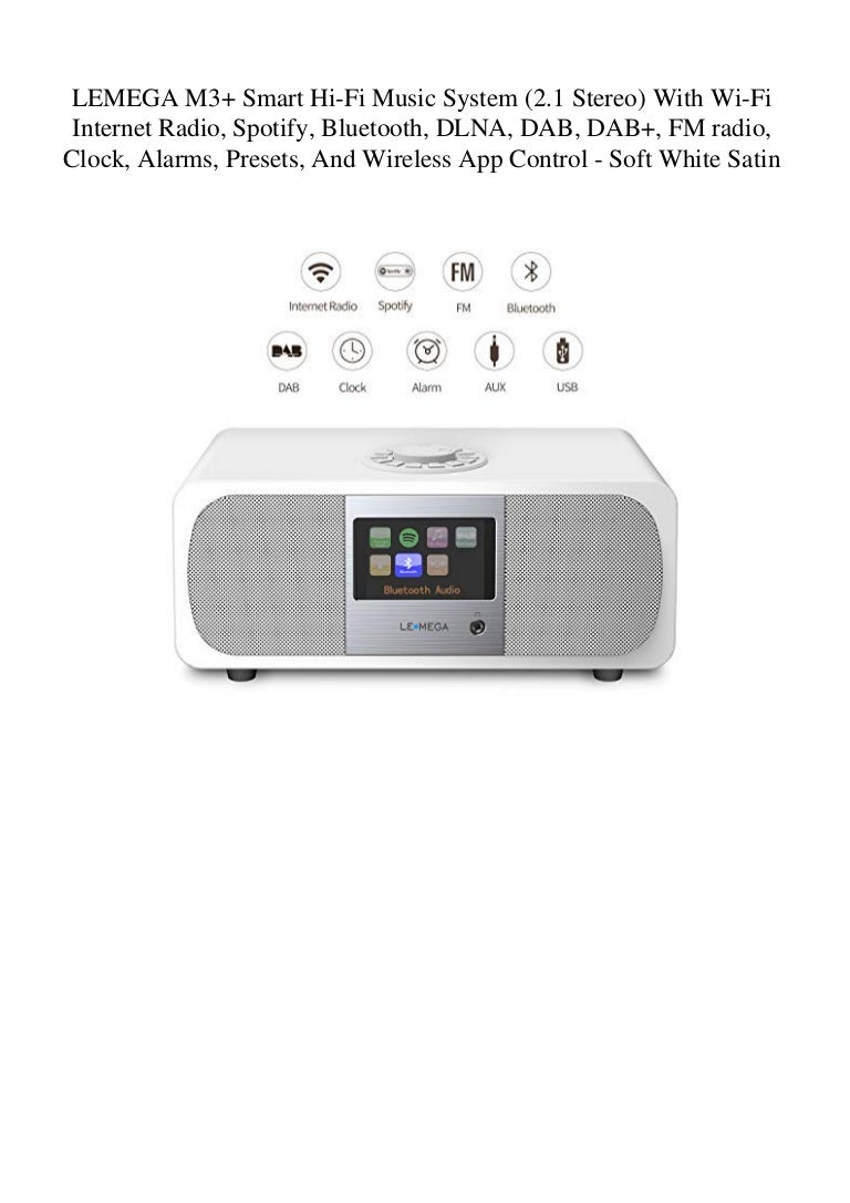 Lemega M3 Smart Hi Fi Music System 2 1 Stereo With Wi Fi Internet