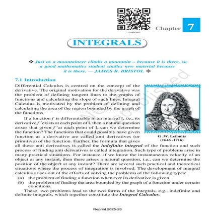 Maths integration chapter class 12th board exam