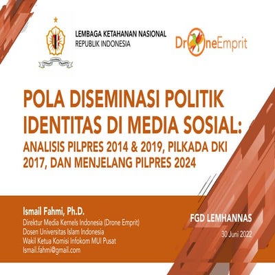 POLA DISEMINASI POLITIK IDENTITAS DI MEDIA SOSIAL