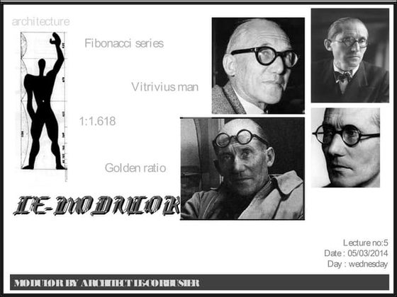 Modulor do not like cubes | PPT