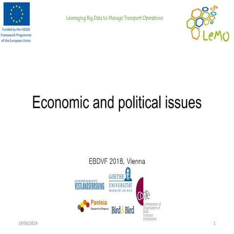LeMO project at EBDVF 2018 Vienna