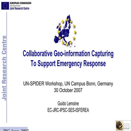 Collaborative Geo-information Capturing To Support Emergency Response 