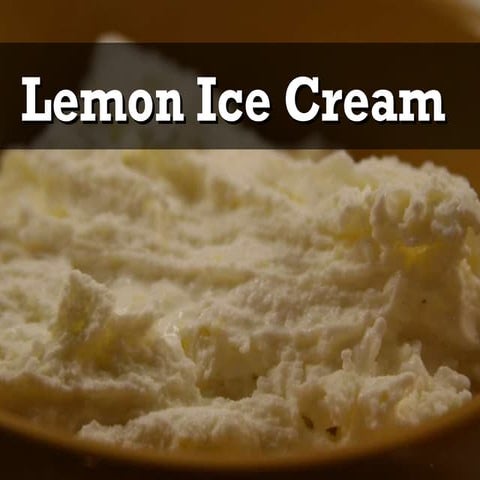 Lemon Ice Cream