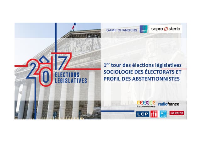 1er tour législatives 2017 : sociol...