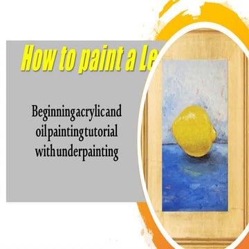Lemon painting Tutorial 