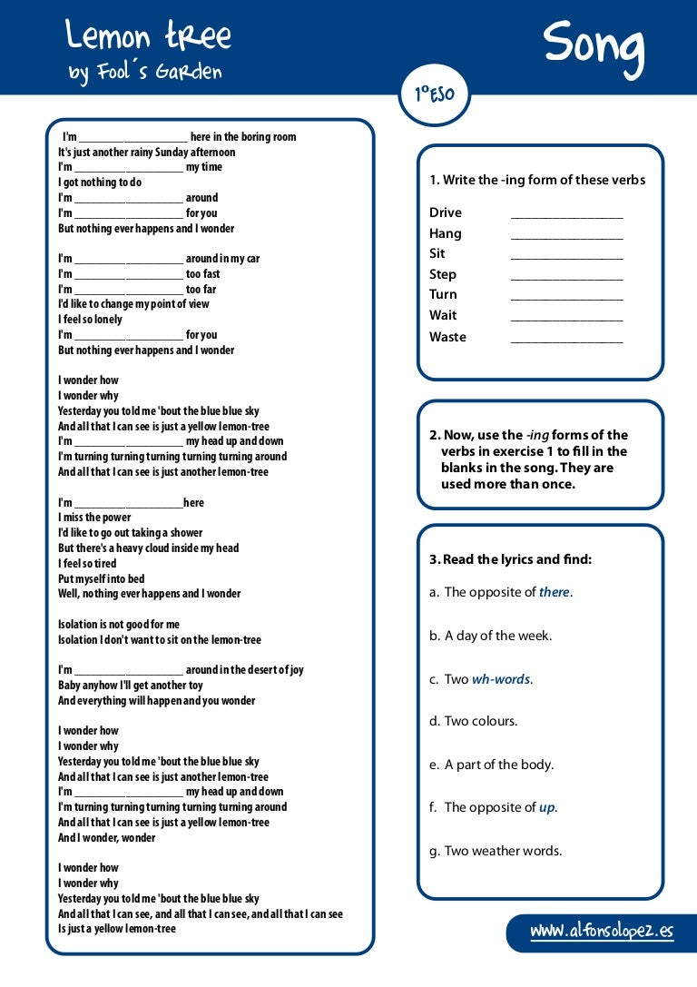 worksheet Lemon Tree Worksheet lemontreeworksheet 140702200314 phpapp01 thumbnail 4 jpgcb1404332021