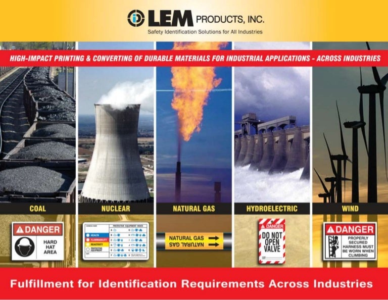 LEM Products, Inc. Industrial Identification Applications
