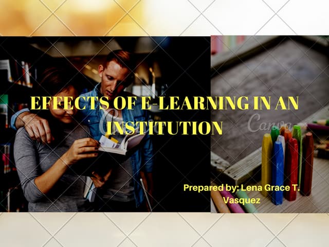 effects of e- learning