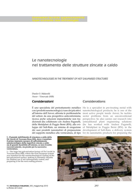 Le Nanotecnologie Nel Trattamento D...