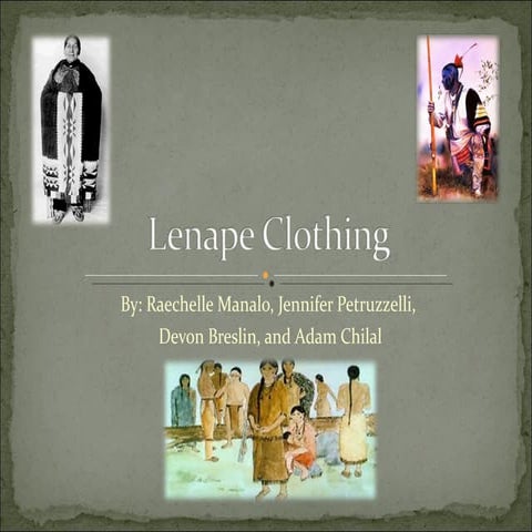 Lenape clothing