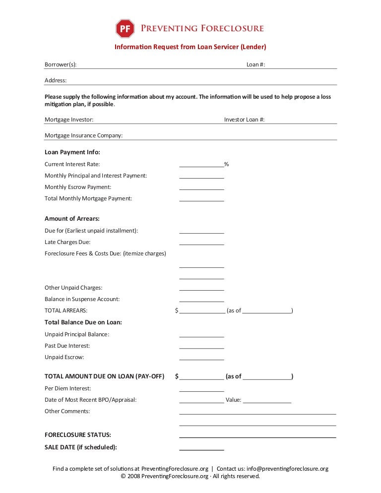 Lender servicer home_loan_info_request