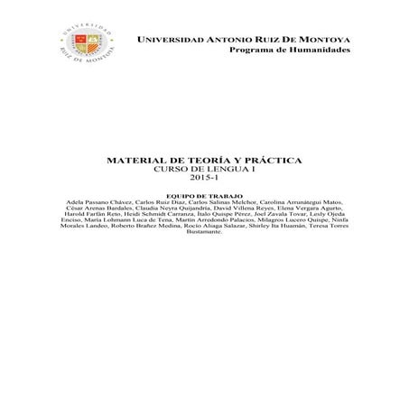 Lengua 1   material 2015-1 u1