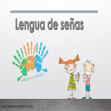 Lengua de señas pdf