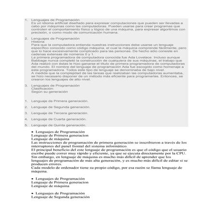 Lenguaje de programación